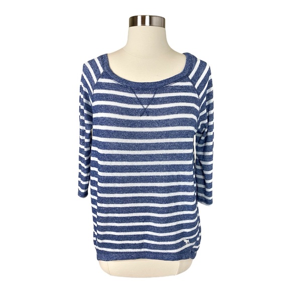 Abercrombie & Fitch Striped Pullover Top - Size Small - Picture 1 of 5